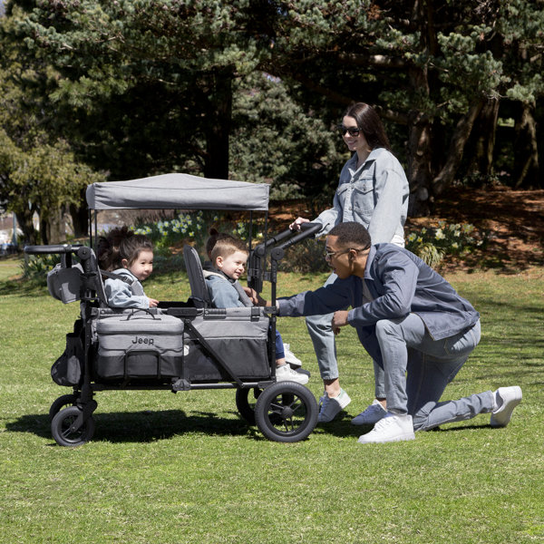 Delta Children Jeep Wrangler Deluxe 4 Seater Stroller Wagon by Delta